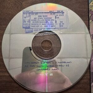 John Mayer Any Given Thursday Live CD Disc Two Aware Records 2003